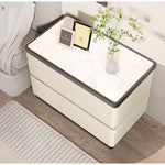 Casaconer | サイドテーブル・puレザー・北欧・おしゃれ・シンプル・韓国・収納・幅40