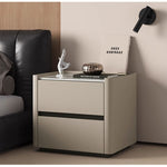 Casaconer | ナイトテーブル・セラミック天板・サイドテーブル・ライトリュクス・収納・引出し・リビング・ベッドルーム・モダン・高級感