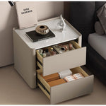 Casaconer | ナイトテーブル・セラミック天板・サイドテーブル・ライトリュクス・収納・引出し・リビング・ベッドルーム・モダン・高級感