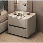 Casaconer | ナイトテーブル・セラミック天板・サイドテーブル・ライトリュクス・収納・引出し・リビング・ベッドルーム・モダン・高級感