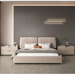 サイドテーブル,ナイトテーブル,ライトリュクス,小物収納,寝室,ベッドルーム,高級感,セラミック,角丸のデザイン