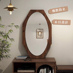 完成品・八角形ミラー・壁掛け・玄関・風水・八角鏡・鏡・ウォールミラー・アンティーク・調・飛散防止・壁掛けミラー・アンティークミラー・八角形・ミラー・小さい・おしゃれ・丸・玄関ミラー・プレゼント・贈り物・卓上・玄関鏡・洗面所・寝室