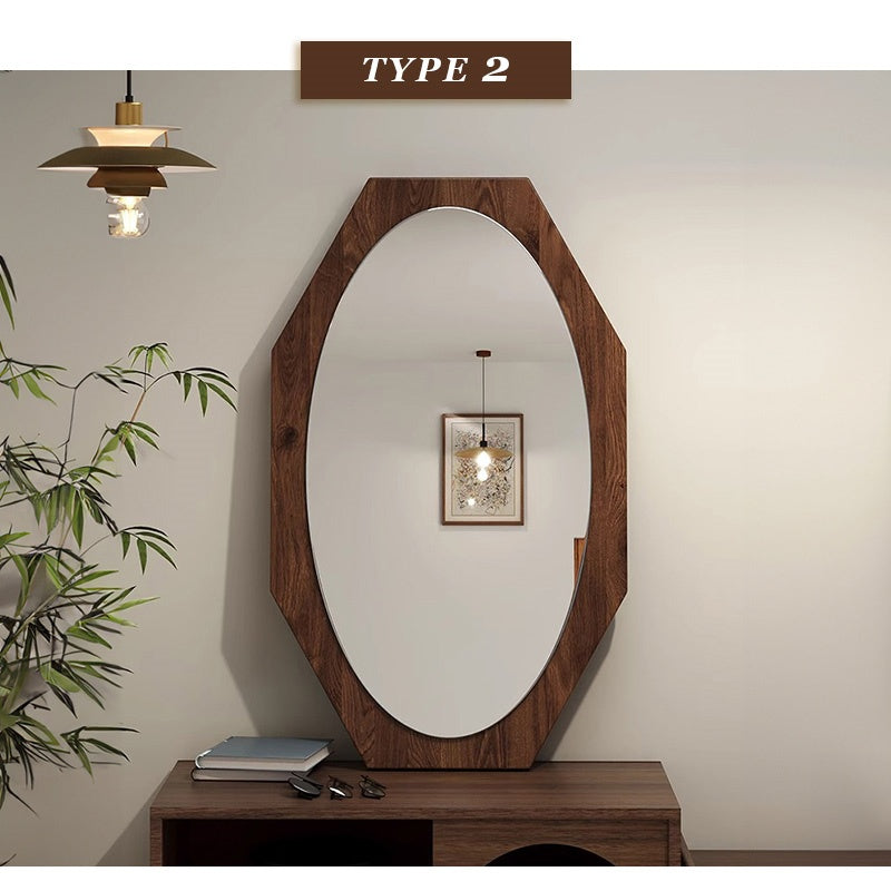 完成品・八角形ミラー・壁掛け・玄関・風水・八角鏡・鏡・ウォールミラー・アンティーク・調・飛散防止・壁掛けミラー・アンティークミラー・八角形・ミラー・小さい・おしゃれ・丸・玄関ミラー・プレゼント・贈り物・卓上・玄関鏡・洗面所・寝室