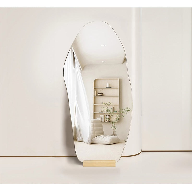 全身鏡・おしゃれ・韓国風・ミラー・アンティーク・ウェーブ・大型玄関ダンス・鏡