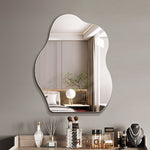 鏡 壁掛け 洗面おしゃれ オーバル 鏡 ミラー ウォールミラー 壁掛け鏡北欧 玄関鏡 リビング鏡玄関 洗面所 洗面台 姿見 ミラー 壁 掛け インテリア デザイン 上半身 ミラー 韓国ミラー ウェーブミラー 賃貸 アパート マンション 玄関 姿見