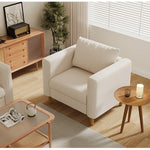 パーソナルチェア,1人掛け,ソファ,ソファー,ファブリック,ナチュラル,1人暮らし,おしゃれ,ゆったりとした雰囲気