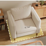 パーソナルチェア,1人掛け,ソファ,ソファー,ファブリック,ナチュラル,1人暮らし,おしゃれ,コンパクトなサイズ感