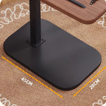 Casaconer | テーブル・ローテーブル・サイドテーブル・センターテーブル・昇降テーブル・多機能テーブル・幅40cm・高さ45~79cm・ウォルナットカラー/ナチュラル/ホワイト・多機能デザイン・無垢材・スチール脚・在宅ワーク・コンパクト家具・一人暮らし