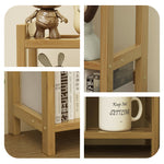 Casaconer | キャビネットキューブシェルフ・ボックスシェルフ・キューブボックス・ミニ・収納・ルーター・Sサイズ・竹製・本棚・什器・収納ボックス・棚・男前インテリア・ブックシェルフ・文庫本・文芸書・新書・冷蔵庫・CD・DVD・BD・ナチュラル