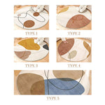 ラグ,洗える,マット,滑り止め付,円型,北欧風,カーペット,ウォッシャブル,タイプ一覧