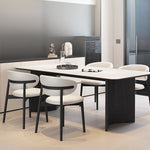 Casaconer | ダイニングテーブル・長方形・セラミック天板・幅140cm/160cm/180cm/200cm・4人掛け/6人掛け/8人掛け・実木脚・耐熱・耐摩耗・防水