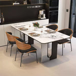 Casaconer | セラミックダイニングテーブル・丸角食卓・2人/4人/6人/8人掛け・高さ75cm