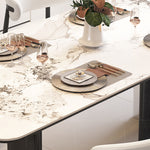 Casaconer | セラミックダイニングテーブル・丸角食卓・2人/4人/6人/8人掛け・高さ75cm