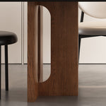 Casaconer | ダイニングテーブル・無垢材脚・白/黒/グレー天板・2人/4人/6人/8人掛け・高さ75cm