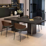 Casaconer | セラミックダイニングテーブル・丸角食卓・2人/4人/6人/8人掛け・高さ75cm