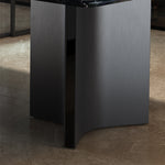 Casaconer | セラミックダイニングテーブル・丸角食卓・大理石調・2人/4人/6人/8人掛け・高さ75cm