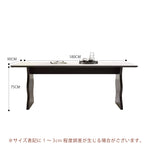 Casaconer | セラミックダイニングテーブル・白天板・無垢材脚・丸角・2人/4人/6人/8人掛け・高さ75cm