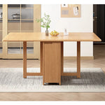 Casaconer | ダイニングテーブル・天然木・折りたたみ・モダン・140cm・4人・6人掛け