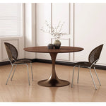 Casaconer | ダイニングテーブル・丸・80cm・100cm・120cm・天然木・テーブルのみ・ダイニング・丸形・円型・シンプル・2人用・4人掛け用・6人掛け用・木製・無垢・天然木・おしゃれ・ナチュラル・食卓・食卓テーブル・北欧風・アンティーク風・カフェ風・丸型・在宅・テーブル単品・北欧