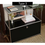 収納棚・キャビネット・大容量・おしゃれ・扉付き・食器収納・サイドボード・リビングボード・リビング・棚・収納・サイドチェスト・ブラック自由に組み合わせ・脚付き・木目調・おしゃれ・韓国・北欧