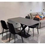 ダイニングテーブル・2人/4人/6人掛け・食卓・食事テーブル・モダン・セラミック・艶消し・ミニマリスト