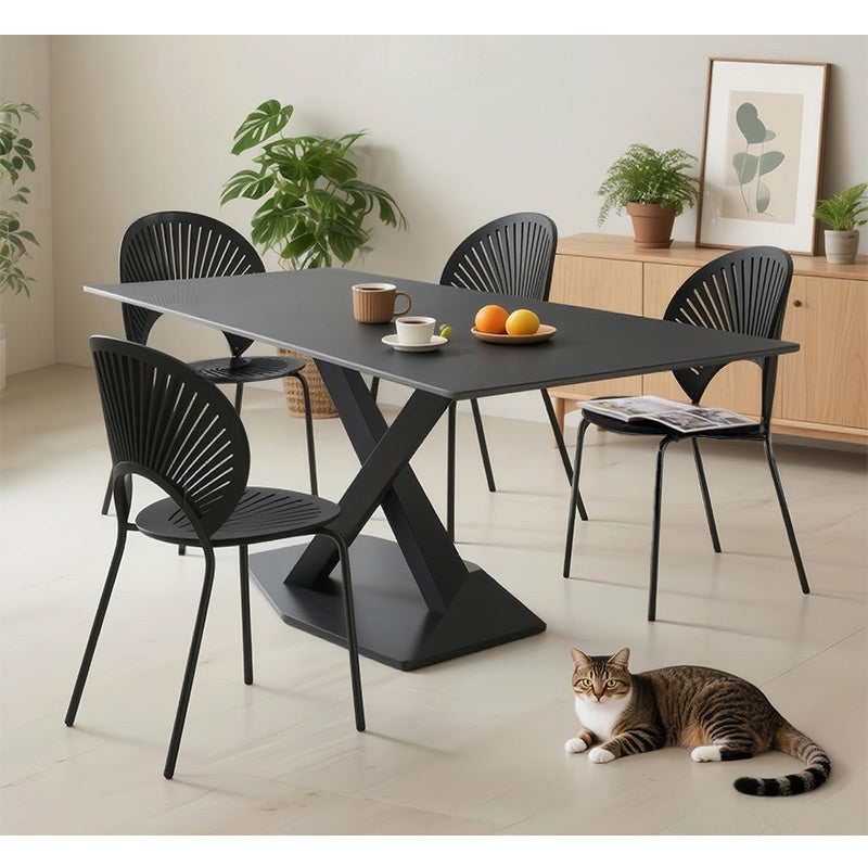 ダイニングテーブル・2人/4人/6人掛け・食卓・食事テーブル・モダン・セラミック・艶消し・ミニマリスト