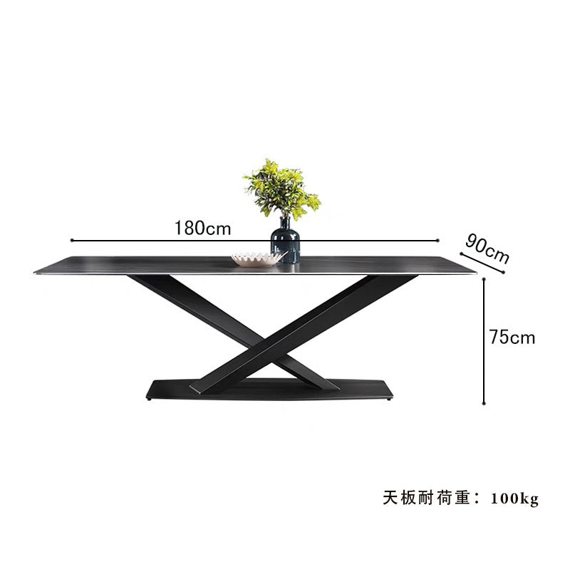 ダイニングテーブル・2人/4人/6人掛け・食卓・食事テーブル・モダン・セラミック・艶消し・ミニマリスト