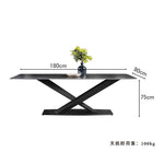 ダイニングテーブル・2人/4人/6人掛け・食卓・食事テーブル・モダン・セラミック・艶消し・ミニマリスト