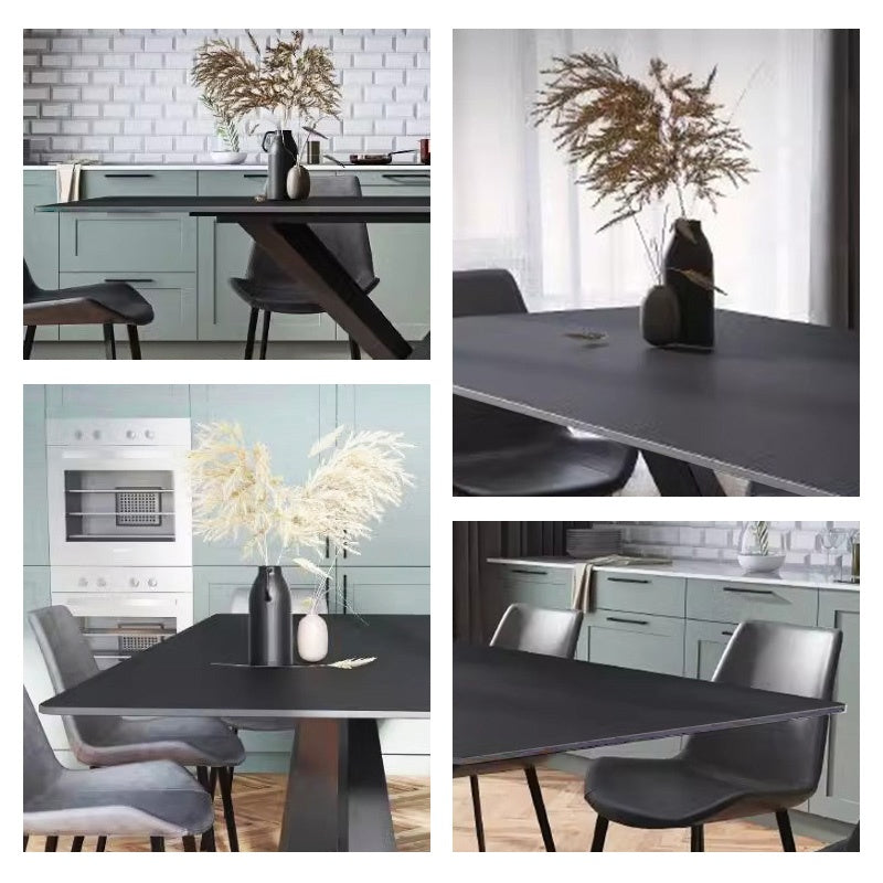 ダイニングテーブル・2人/4人/6人掛け・食卓・食事テーブル・モダン・セラミック・艶消し・ミニマリスト