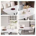 ダイニングテーブル,2人掛け,4人掛け,6人掛け,食卓,食事テーブル,モダン,セラミック,ライトリュクス,おしゃれ,ディテール