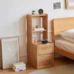 Casaconer | キャビネット・幅80cm・サイドボード・リビング・ローチェスト・収納・棚・食器棚・コンパクト・省スペース・扉・木製