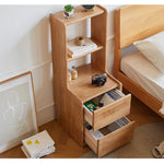 Casaconer | キャビネット・幅80cm・サイドボード・リビング・ローチェスト・収納・棚・食器棚・コンパクト・省スペース・扉・木製