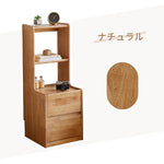 Casaconer | キャビネット・幅80cm・サイドボード・リビング・ローチェスト・収納・棚・食器棚・コンパクト・省スペース・扉・木製