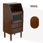 Casaconer | キャビネット・幅80cm・サイドボード・リビング・ローチェスト・収納棚・食器棚・コンパクト・省スペース・扉・木製