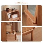 Casaconer | キャビネット・幅80cm・サイドボード・リビング・ローチェスト・収納棚・食器棚・コンパクト・省スペース・扉・木製