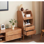 Casaconer | キャビネット・幅80cm・サイドボード・リビング・ローチェスト・収納棚・食器棚・コンパクト・省スペース・扉・木製