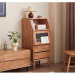 Casaconer | キャビネット・幅80cm・サイドボード・リビング・ローチェスト・収納棚・食器棚・コンパクト・省スペース・扉・木製