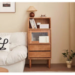 Casaconer | キャビネット・幅80cm・サイドボード・リビング・ローチェスト・収納棚・食器棚・コンパクト・省スペース・扉・木製