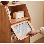 Casaconer | キャビネット・幅80cm・サイドボード・リビング・ローチェスト・収納棚・食器棚・コンパクト・省スペース・扉・木製