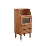 Casaconer | キャビネット・幅80cm・サイドボード・リビング・ローチェスト・収納棚・食器棚・コンパクト・省スペース・扉・木製