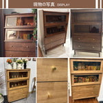 Casaconer | キャビネット・幅80cm・サイドボード・リビング・ローチェスト・収納・棚・食器棚・コンパクト・省スペース・扉・木製