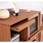 Casaconer | キャビネット・幅80cm・サイドボード・リビング・ローチェスト・収納・棚・食器棚・コンパクト・省スペース・扉・木製