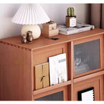 Casaconer | キャビネット・幅80cm・サイドボード・リビング・ローチェスト・収納・棚・食器棚・コンパクト・省スペース・扉・木製