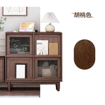 Casaconer | キャビネット・幅80cm・サイドボード・リビング・ローチェスト・収納・棚・食器棚・コンパクト・省スペース・扉・木製