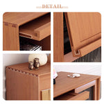 Casaconer | キャビネット・幅80cm・サイドボード・リビング・ローチェスト・収納・棚・食器棚・コンパクト・省スペース・扉・木製