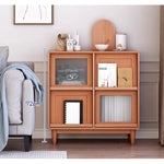 Casaconer | キャビネット・幅80cm・サイドボード・リビング・ローチェスト・収納・棚・食器棚・コンパクト・省スペース・扉・木製