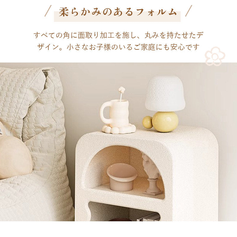 Casaconer | ナイトテーブル・おしゃれ・かわいい・北欧・韓国・モダン・収納・収納棚