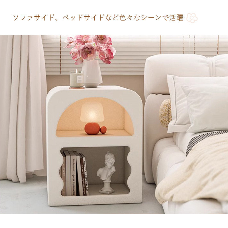 Casaconer | ナイトテーブル・おしゃれ・かわいい・北欧・韓国・モダン・収納・収納棚