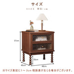 Casaconer | ナイトテーブル・おしゃれ・木製ナイトテーブル・寝室・収納・サイドテーブル・ミニテーブル・ベッドサイドチェスト