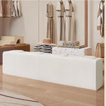 Casaconer | 伸縮式ペーパーベンチ・幅120~250cm・折りたたみ可能・軽量設計・コンパクト収納・スタイリッシュデザイン・紙素材使用・ホワイト/ブラウン